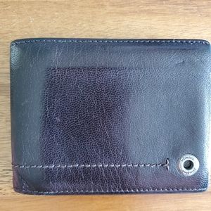 Men's Ferragamo leather wallet with ID window